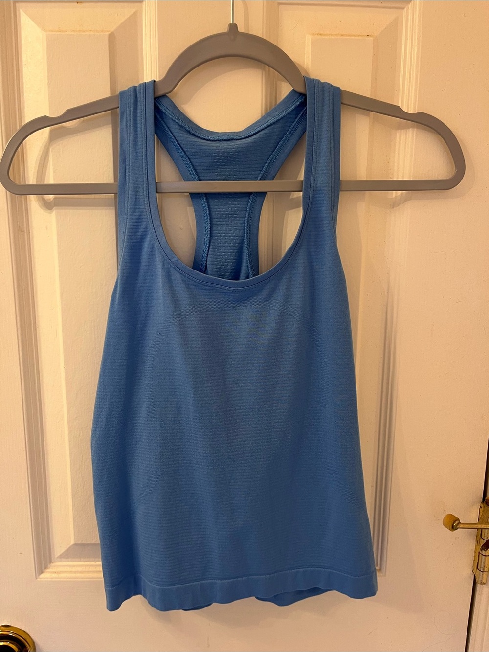 lululemon, Light Blue Racerback Tank Top, size 4